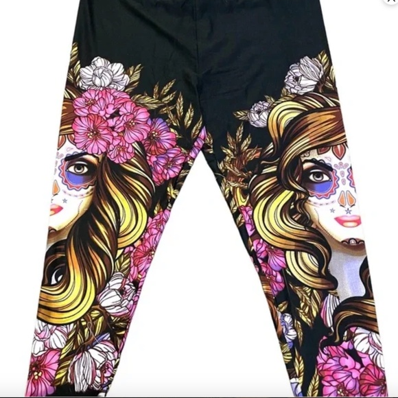 Day of the Dead Leggings TC2 - Picture 8 of 15